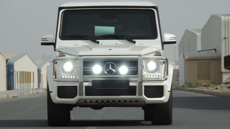 MECEDEZ BENZ AMG G63 WHITE-01