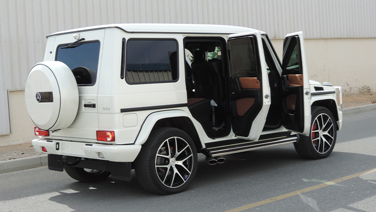 MECEDEZ BENZ AMG G63 WHITE-07