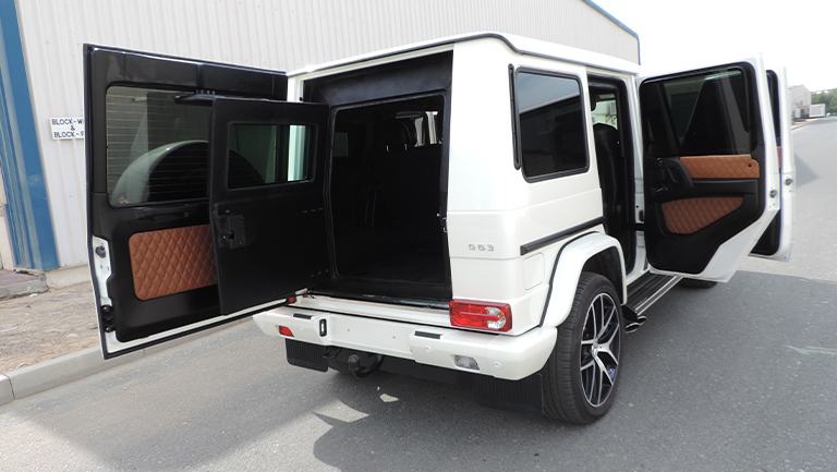 MECEDEZ BENZ AMG G63 WHITE-11