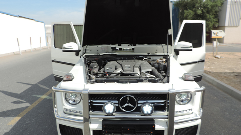 MECEDEZ BENZ AMG G63 WHITE-15